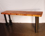 Butcher Block Console Table 1 small