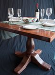 Walnut Tuscan Tables - Large And Smaller 3 small