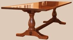 Walnut Tuscan Tables - Large And Smaller 1 small