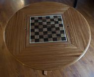 Traditional Inlaid Mahogany Game Table 3 small