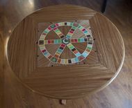 Traditional Inlaid Mahogany Game Table 4 small