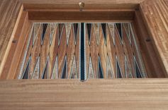 Traditional Inlaid Mahogany Game Table 6 small