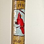 Commorative   Hand Painted Hiking Stick 3 small