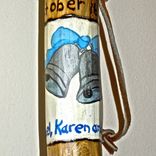 Commorative   Hand Painted Hiking Stick 4 small