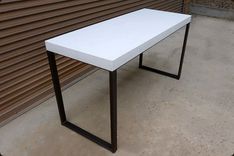 Steel And Concrete Sofa Table 5 small