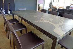 Concrete And Steel Dining Table 5 small