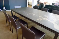Concrete And Steel Dining Table 8 small