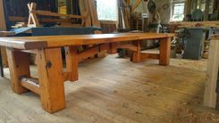 :Hand Crafted Timber Framed 12 Ft.Dining / Conference Table 1 small