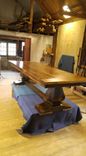 Extendable 9ft. - 12ft. Hand Crafted Dining Table 5 small
