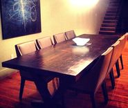 Modern Barn Wood Dining Table 4 small