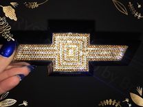 Pink Chevy Emblem Genuine European Crystals Chevrolet Bow Tie Crystallized Car Bling Bedazzled 3 small