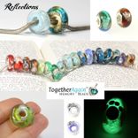 Custom Memory Big Hole Bead.  Add Ashes Or Hair To The Glass 5 small