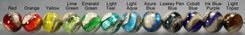Reflections™ Pendant Handmade Memorial Glass Lampwork. Cremation, Hair, Urn, Mori, Reliquary 7 small