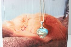 Reflections™ Pendant Handmade Memorial Glass Lampwork. Cremation, Hair, Urn, Mori, Reliquary 13 small