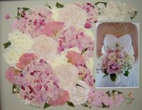 Floral Preservation ~ Bridal Bouquets ~ Pressed Flower Art 1 small