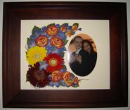 Bridal Bouquet With Photograph ~* 2 small
