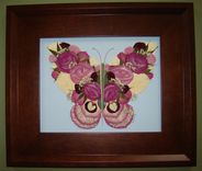 Memorial Pressed Flower Art (Flowers Gathered From A Funeral) 2 small