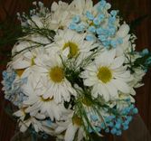 Pressed Flower Art - Bridal Bouquet ~ Flowers Only 2 small