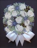 Pressed Flower Art ~ Bridal Bouquet ~ Flowers Only ~ 1 small