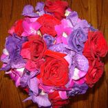 Pressed Flower Art ~ Bridal Bouquet ~ Flowers Only 2 small
