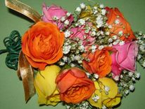 Bridal Flowers With Wedding Vows 2 small
