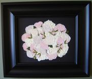 Pressed Flower Art ~ Bridal Bouquet 3 small