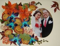 Preserved Bridal Bouquet With Photograph 1 small
