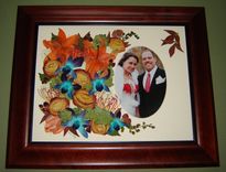 Preserved Bridal Bouquet With Photograph 2 small