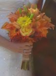 Pressed Flower Art - Bridal Bouquet And Wedding Invitation 3 small