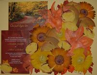 Pressed Flower Art - Bridal Bouquet And Wedding Invitation 1 small
