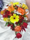 Floral Preservation - Bridal Bouquet With Wedding Photograph! 3 small