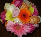 Floral Preservation ~ Bridal Bouquet With Wedding Invitation! 2 small