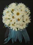 Pressed Flower Art - Bridal Bouquet ~ Flowers Only 1 small