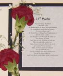 Memorial Pressed Flower Art (Flowers Gathered From A Funeral) 3 small