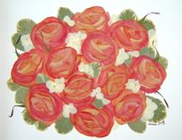 Pressed Flower Art ~ Bridal Bouquet! 1 small