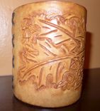 Leather Can Or Bottle Coozy 3 small