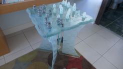 Glass Chess Set And Chess Table 3 small