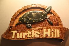 Turtle Signs, Wildlife Signs, Custom Carved Home Signs By Lazy River Studio 1 small