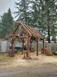 Example: 8.5ft X 14ft  Timber Frame From Reclaimed Barn Beams Tiny House? 2 small