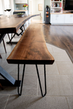 Mudroom Bench, Window Bench, Long Bench, Bathroom Bench, Rustic Bench, Living Room Bench, Walnut 5 small