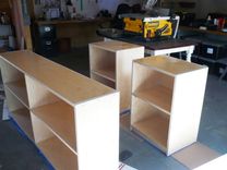 Custom Desk And Bookcases 4 small