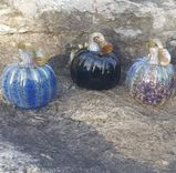 Blown Glass Pumpkin 2 small