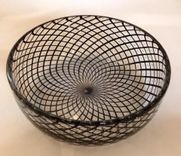 Blown Glass Reticello Bowl 5 small