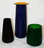 Blown Glass Vases 1 small