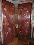 Malibu Mahogany Art Nouveau Dining Room 2 small