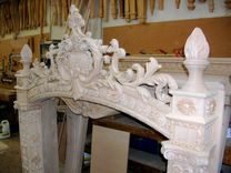 Carved Fireplace Mantel 4 small