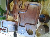 Appetizer/Wine Serving Trays 2 small