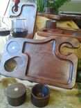 Appetizer/Wine Serving Trays 4 small