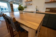 Live Edge Wooden Kitchen Island 1 small