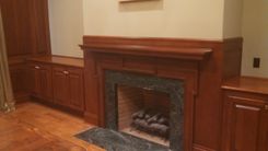 Custom Fireplace Mantel And Cabinetry 1 small